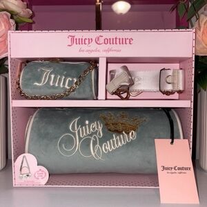 NWT Juicy Couture Limited Edition 3-Piece Heritage Barrel Bag Gift Set –